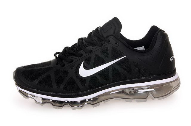 Mens Nike Air Max 2011 Mesh Black White Shoes